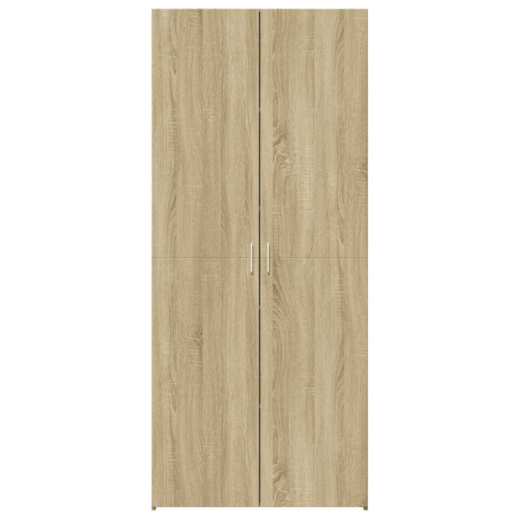 vidaXL Highboard Sonoma Oak 70x42,5x185 cm Engineered Wood 3