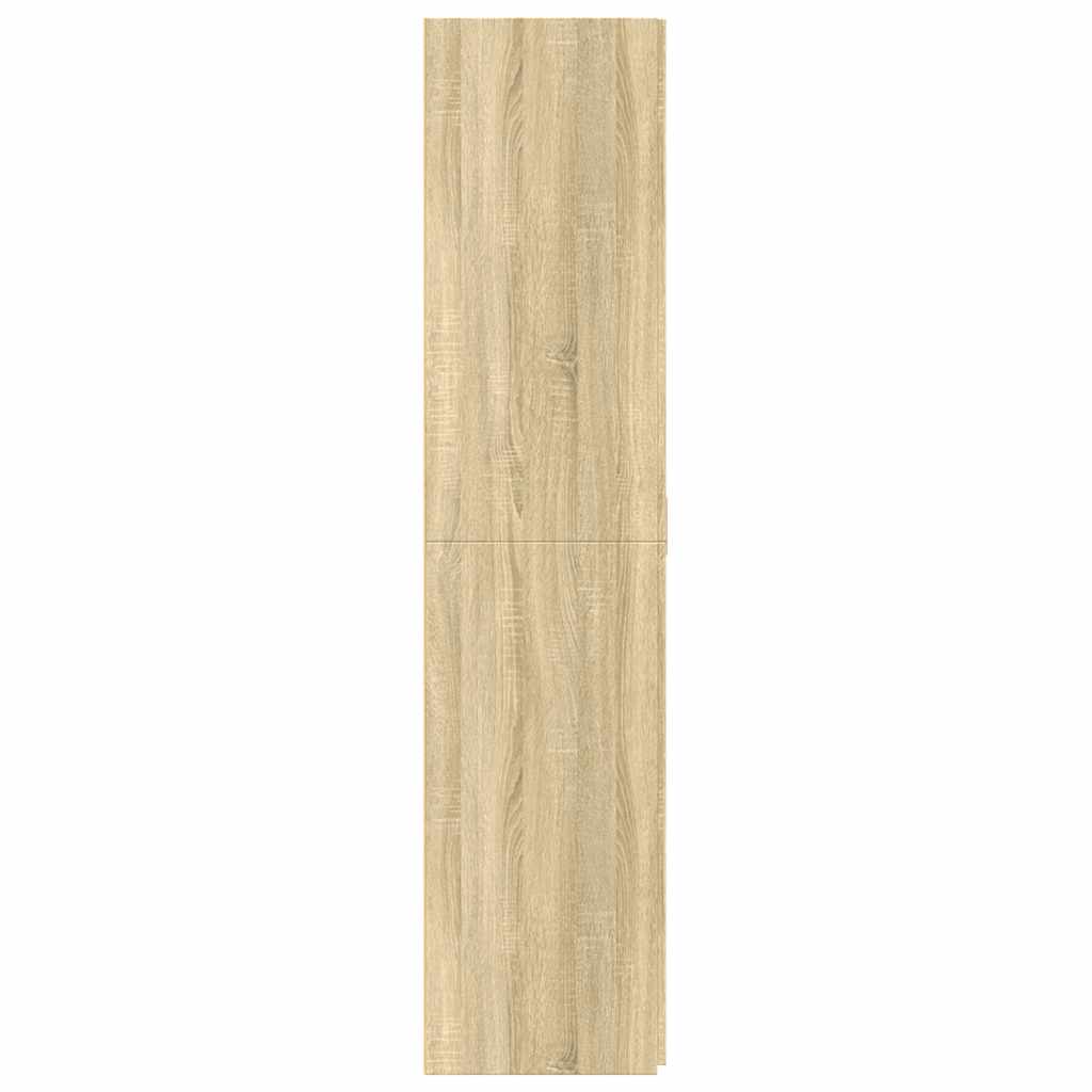 vidaXL Highboard Sonoma Oak 70x42,5x185 cm Engineered Wood 5