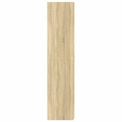 Highboard 70x42.5x185 cm Engineered Wood with 5 Shelves Sonoma oak