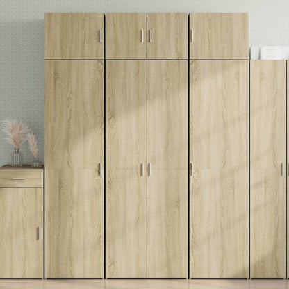 vidaXL Highboard Sonoma Oak 70x42,5x185 cm Engineered Wood 1