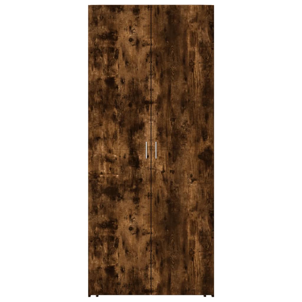 vidaXL Highboard Smoked Oak 80x42,5x185 cm Engineered Wood 3