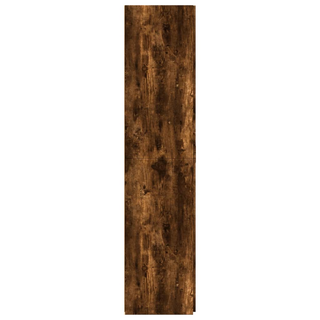 vidaXL Highboard Smoked Oak 80x42,5x185 cm Engineered Wood 5