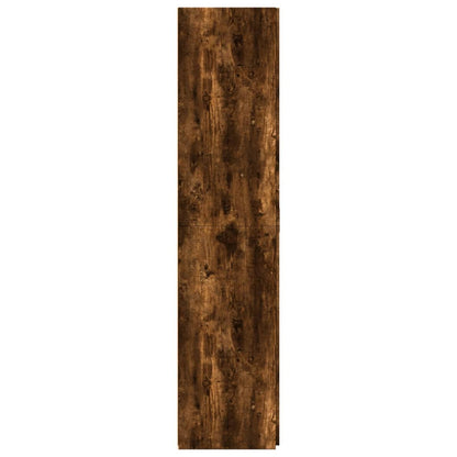 vidaXL Highboard Smoked Oak 80x42,5x185 cm Engineered Wood 5