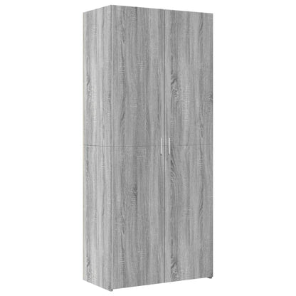 vidaXL Highboard Grey Sonoma 80x42,5x185 cm Engineered Wood 2