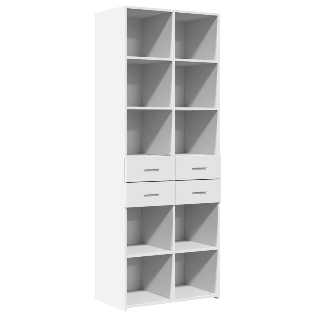 vidaXL Highboard White 70x42.5x185 cm Engineered Wood 2