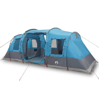 vidaXL Camping Tent Tunnel 4-Person Blue Waterproof 2