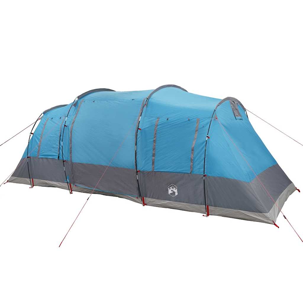 vidaXL Camping Tent Tunnel 4-Person Blue Waterproof 5