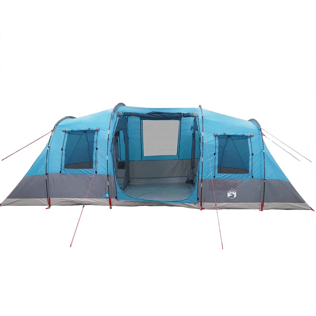 vidaXL Camping Tent Tunnel 4-Person Blue Waterproof 6