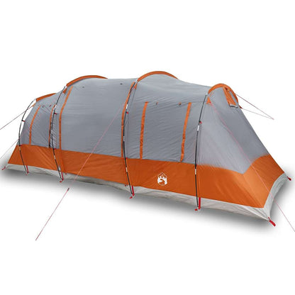 vidaXL Family Tent Tunnel 6-Person Grey Waterproof 2