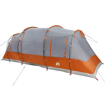 vidaXL Family Tent Tunnel 6-Person Grey Waterproof 3