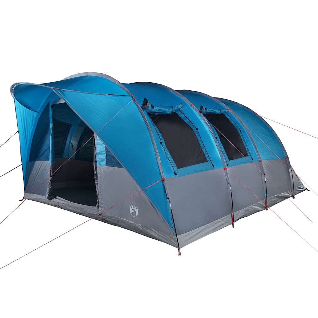 vidaXL Camping Tent Tunnel 5-Person Blue Waterproof 4
