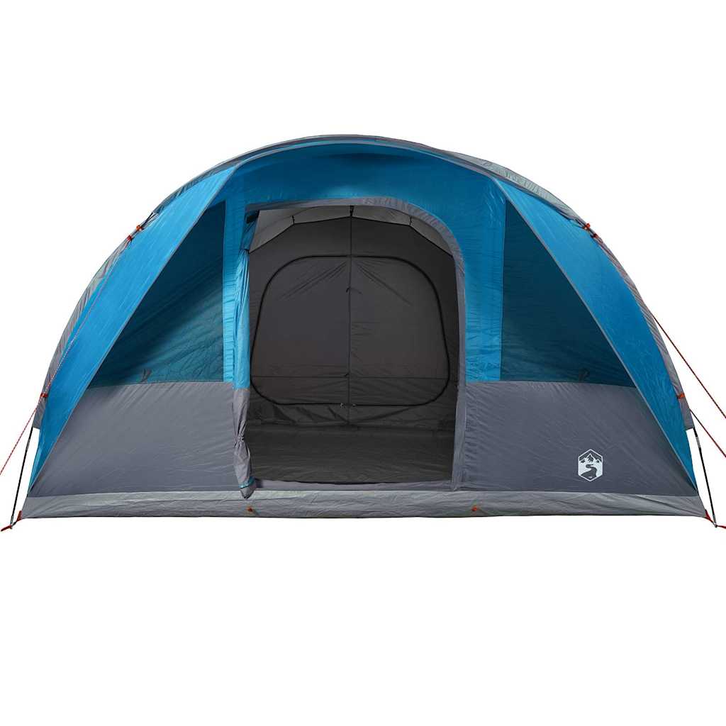 vidaXL Camping Tent Tunnel 5-Person Blue Waterproof 6