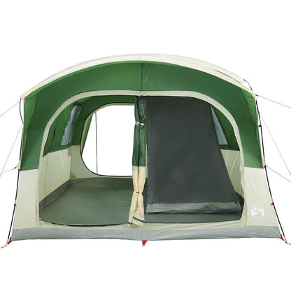 vidaXL Car Tent 4-Person Green Waterproof 6