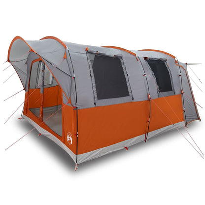 vidaXL Car Tent 4-Person Grey and Orange Waterproof 2