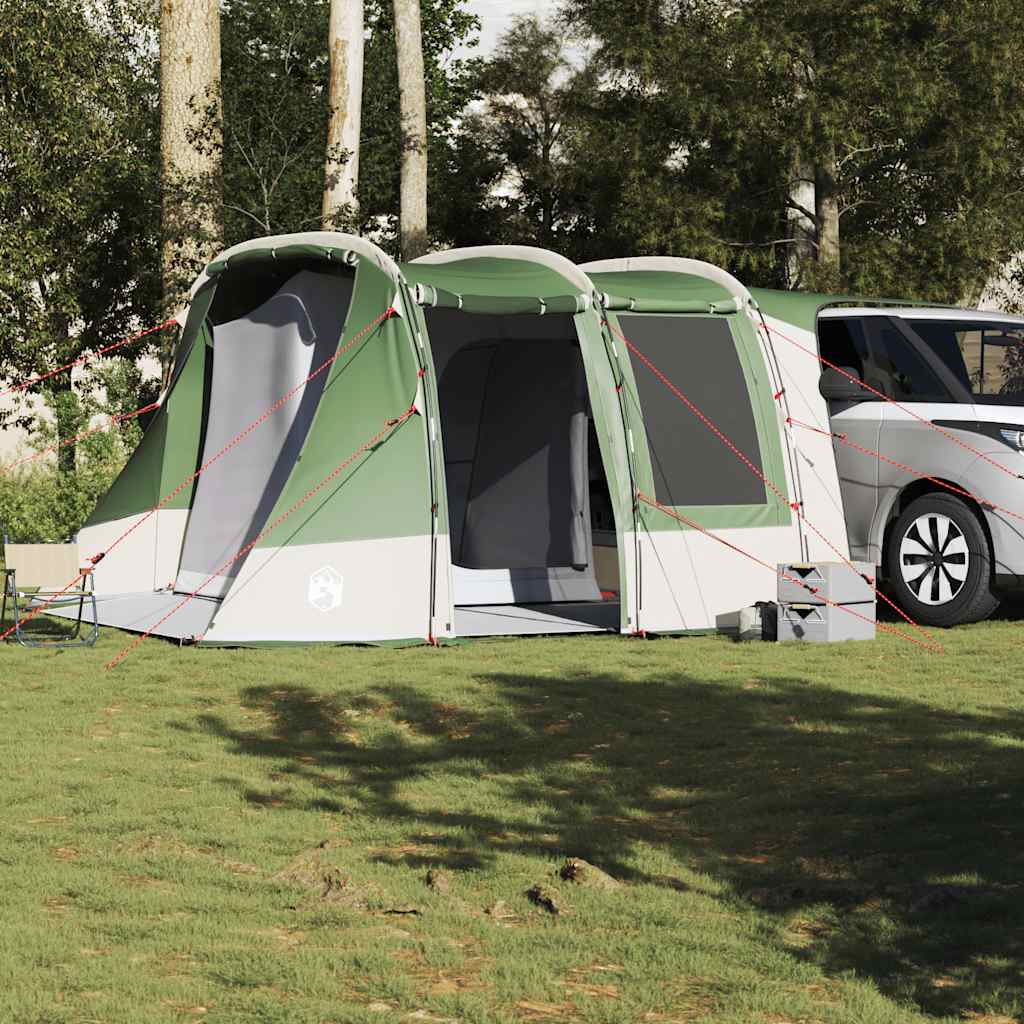 vidaXL Car Tent Green Waterproof 3