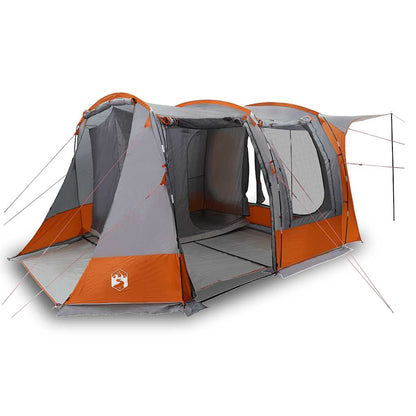 vidaXL Car Tent Grey and Orange Waterproof 2