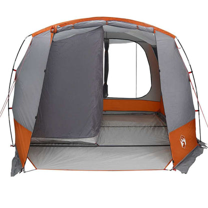 vidaXL Car Tent Grey and Orange Waterproof 5