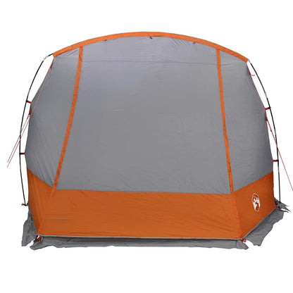 vidaXL Car Tent Grey and Orange Waterproof 6