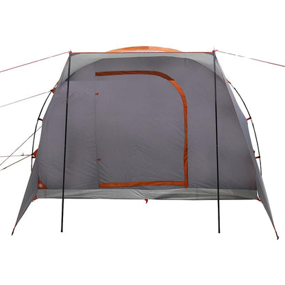 vidaXL Car Tent 2-Person Grey and Orange Waterproof 6