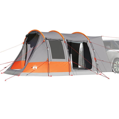 vidaXL Car Tent 2-Person Grey and Orange Waterproof 1