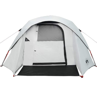 vidaXL Family Tent Cabin 6-Person White Blackout Fabric Waterproof 5