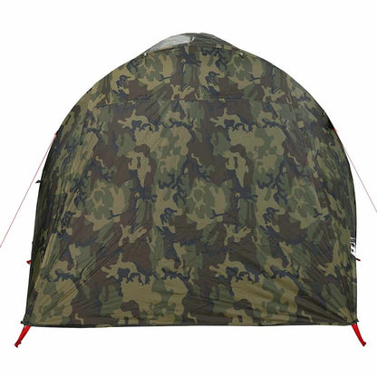 vidaXL Family Tent Tunnel 6-Person Camouflage Water-resistant 6
