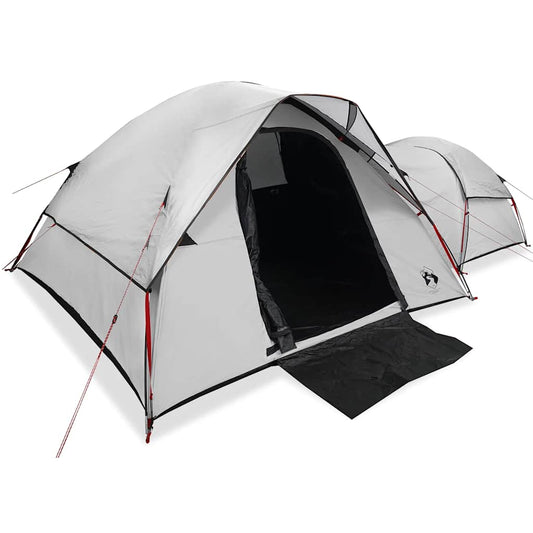 vidaXL Camping Tent 5-Person White Blackout Fabric Waterproof 2