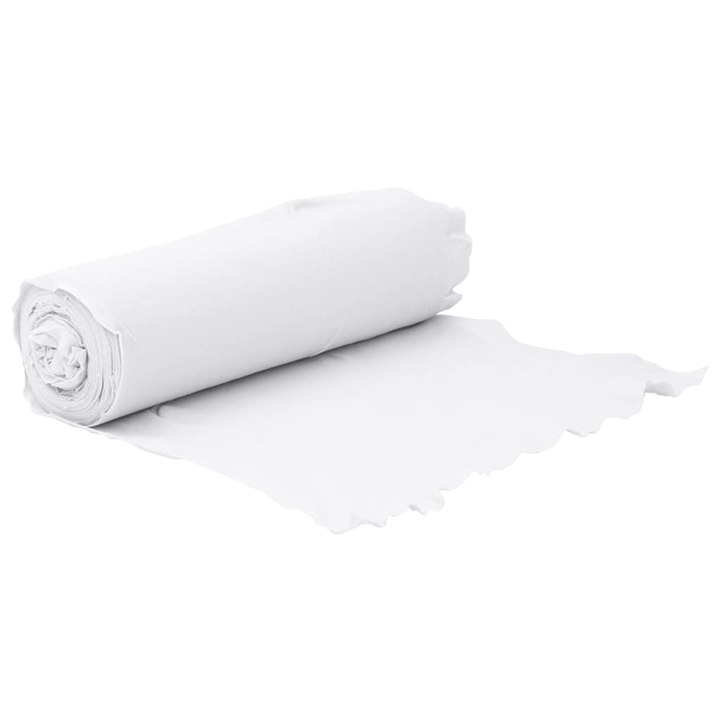 Geotextile Membrane 1 x 10 m Polyester Fibre White 150 m (100 gsm)