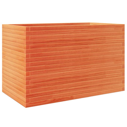 vidaXL Garden Planter Wax Brown 110x60x68.5 cm Solid Wood Pine 2