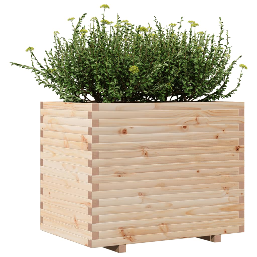 vidaXL Garden Planter 90x60x72,5 cm Solid Wood Pine 4