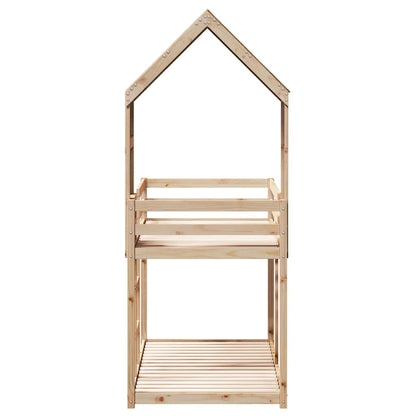 vidaXL Bunk Bed without Mattress 80x200 cm Solid Wood Pine 5