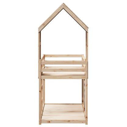 vidaXL Bunk Bed without Mattress 90x200 cm Solid Wood Pine 5