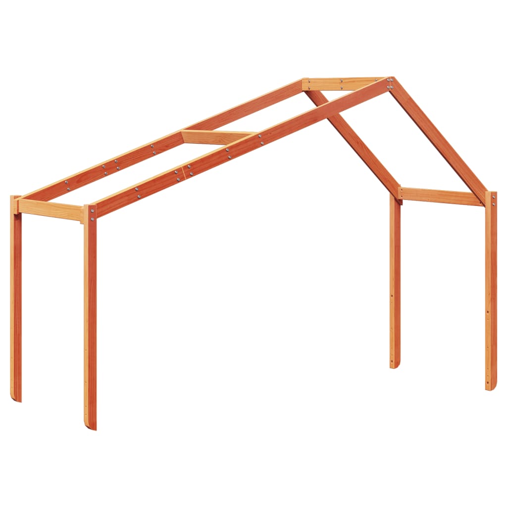 vidaXL Bunk Bed without Mattress Wax Brown 90x190 cm Single Solid Wood Pine 6