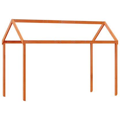 vidaXL Bunk Bed without Mattress Wax Brown 90x190 cm Single Solid Wood Pine 6