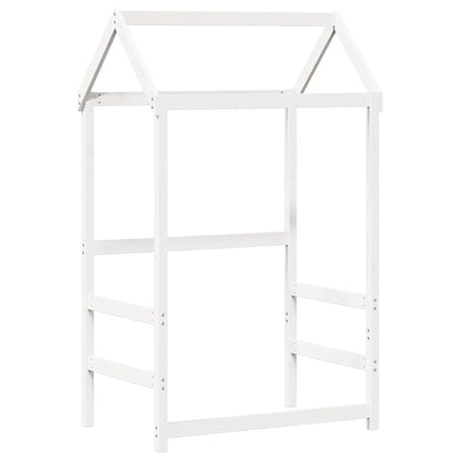vidaXL Day Bed and Bench Set with Roof without Mattress White 80x200cm 5