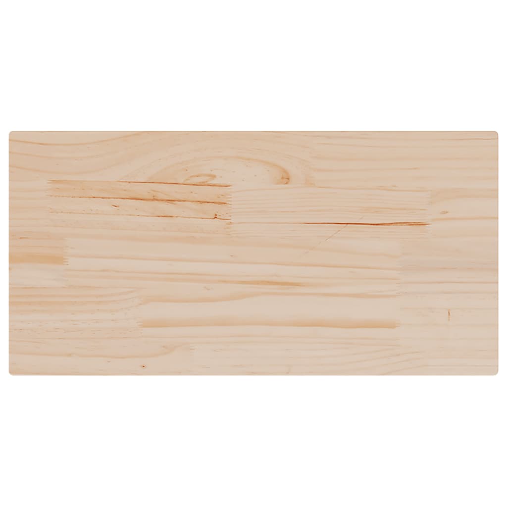 Table Tops Rectangular Solid Wood Pine Height 2.5 cm 80 cm 40 cm 2