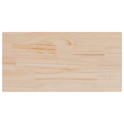 Table Tops Rectangular Solid Wood Pine Height 2.5 cm 80 cm 40 cm 2