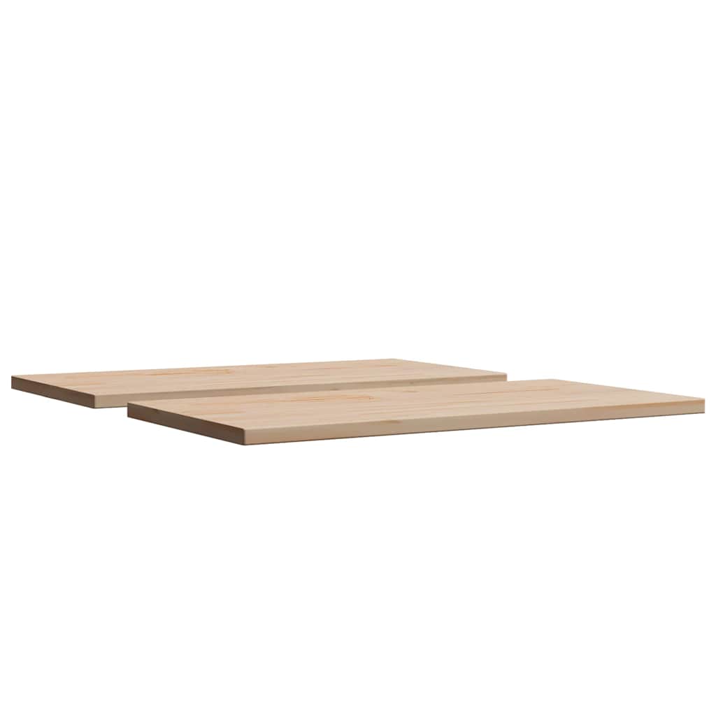 Table Tops Rectangular Solid Wood Pine Height 2.5 cm 80 cm 40 cm 2