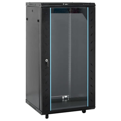 vidaXL 22U Network Cabinet with Swivel Feet 19" IP20 60x60x120 cm 1
