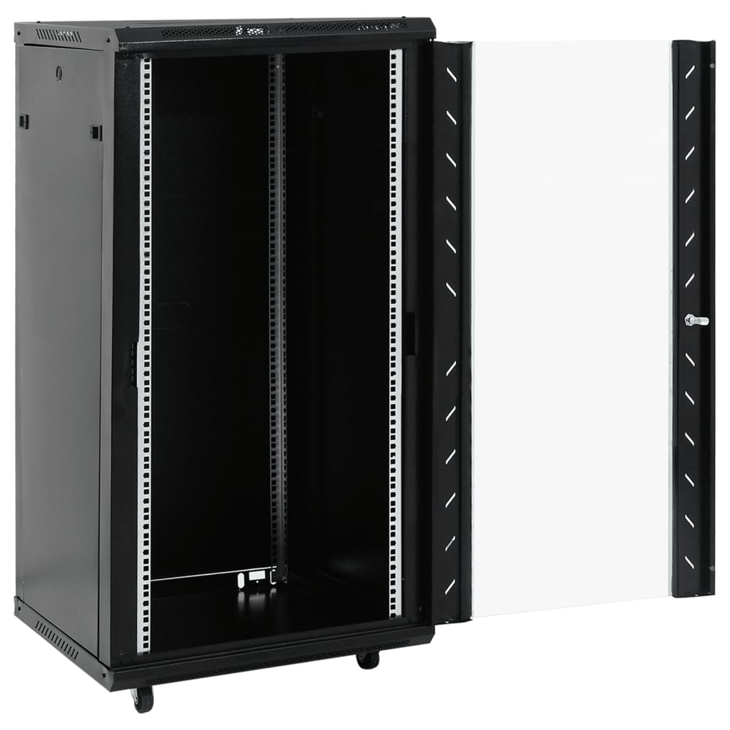 vidaXL 22U Network Cabinet with Swivel Feet 19" IP20 60x60x120 cm 2