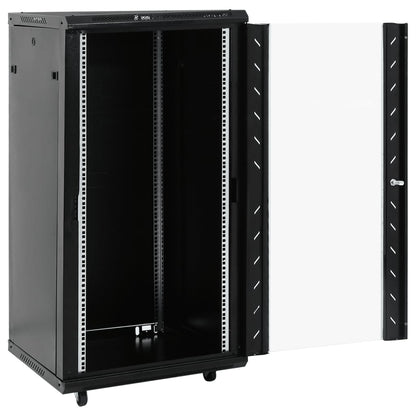 vidaXL 22U Network Cabinet with Swivel Feet 19" IP20 60x60x120 cm 2