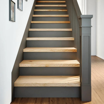 vidaXL Stair Treads 8 pcs Untreated 70x25x2 cm Solid Wood Oak 1