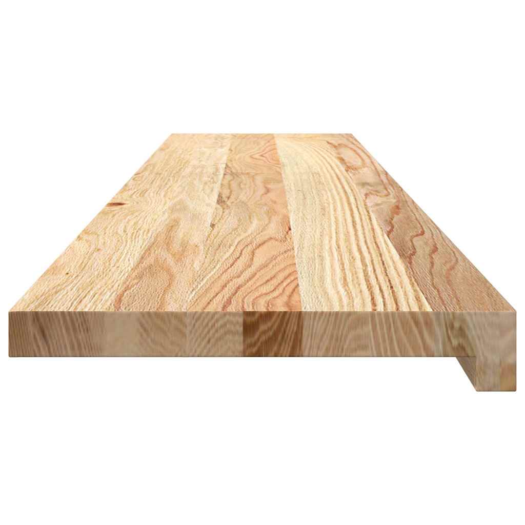 vidaXL Stair Treads 8 pcs Untreated 120x25x2 cm Solid Wood Oak 6