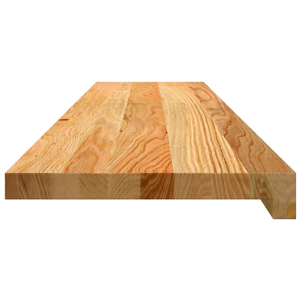 vidaXL Stair Treads 4 pcs Light Brown 110x30x2 cm Solid Wood Oak 6