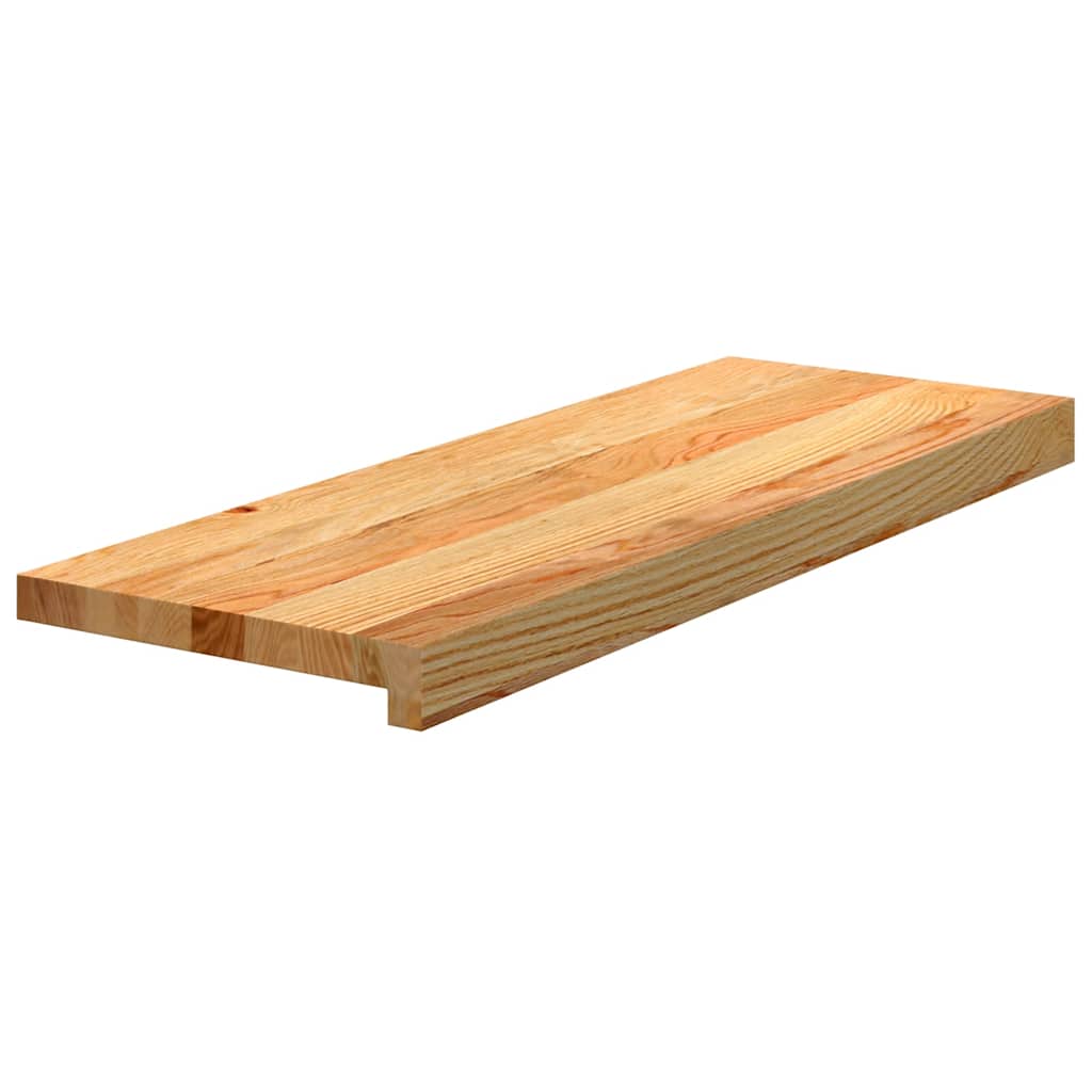 vidaXL Stair Treads 8 pcs Light Brown 70x25x2 cm Solid Wood Oak 3