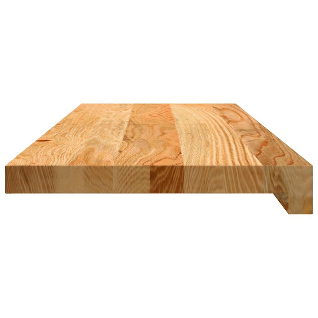 vidaXL Stair Treads 8 pcs Light Brown 70x25x2 cm Solid Wood Oak 6