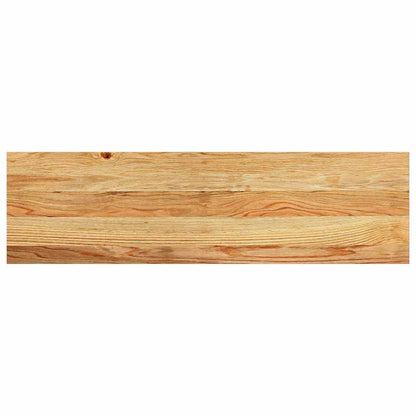vidaXL Stair Treads 8 pcs Light Brown 90x25x2 cm Solid Wood Oak 4