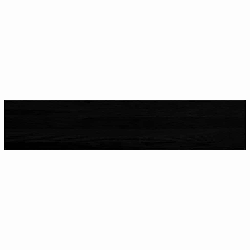 vidaXL Stair Treads 4 pcs Brown Black 120x30x2 cm Solid Wood Oak 4
