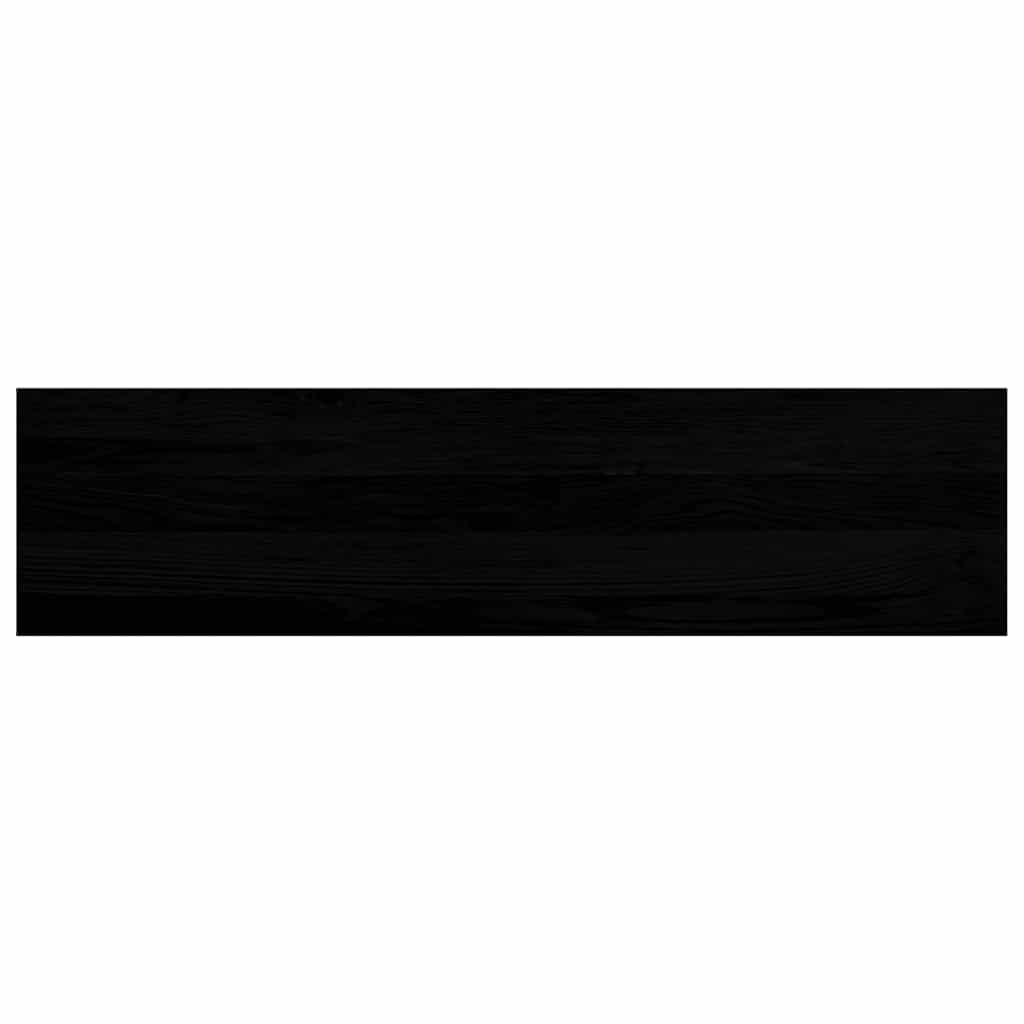 vidaXL Stair Treads 8 pcs Brown Black 100x30x2 cm Solid Wood Oak 4