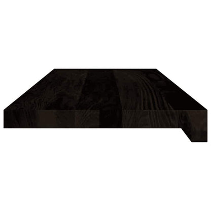 vidaXL Stair Treads 12 pcs Brown Black 70x25x2 cm Solid Wood Oak 6